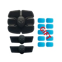 헬스 EMS벨트 복부 근육 트레이너 EMS 전기 펄스 마사지 Ab 무선 진동 바디 슬리밍 기계 지방 연소 피트니스 훈련, 빨간