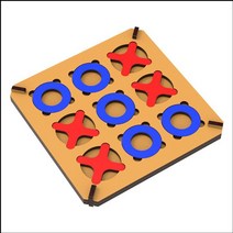 DIY 틱택톡 삼목 보드게임 만들기 1세트우드 과학교구 학습교구 -735056NH, 딜라이트몰 본상품선택
