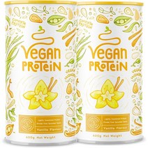비건 프로틴 - VANILLA - 완두콩 대두 아마씨 아마란스 해바라기 호박씨로 만든 식물성 단백질 파우더 - 1.2kg, 1.2kg (1팩), 초콜릿