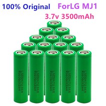충전지 배터리 건전지 손전등 배터리용 리튬 충전식 LG MJ1 3500 mah 100% 오리지널 3.7 v 18650, [05] 8PCS