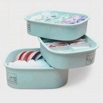 라운드 속옷 정리 케이스 트레이 속옷 양말, 제품선택_15칸