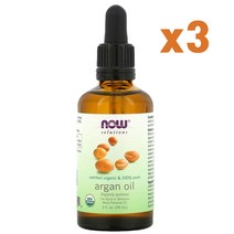나우푸드 솔루션 100% 퓨어 아르간 오일 59ml x 3개