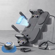 3 in 1 팔굽혀펴기 지지대 플랭크 보조기 다기능 가정용 헬스기구, 블랙, 블랙