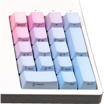 17 키 레인보우 프로스트 오키드 블루 요술 쟁이 숫자 영역 키 캡 OEM 높이 PBT 키 캡 기계식 키보드 맞춤 액세서리, 10 A02-15