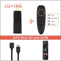 BOXPUT IATV Q3 스마트 TV 스틱 올위너 H313 16G IPTV 4K 안드로이드 10 파이어 스틱 5G 와이파이 BLE 유튜브 넷플릭스 인터넷 미디어 플레이어, 2.Q3 n G10S