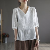 줄무늬 7부 바스락 자켓 보라색 포플린 린넨크롭셔츠 오버핏 린넨 셔츠 남방 빅사이즈 체크 연두색