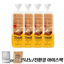 올찬 허니브레드6쪽식빵 4봉 은나노or친환경 아이스팩 13시이전주문당일발송, 4개, 996g