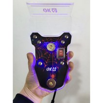 오케이샵 배달대행거치대 스파이더-1, 거치대본체+U볼트형마운트+C타입찍판