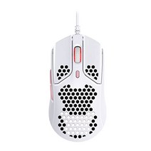 하이퍼 X 펄스파이어 헤이스트 게이머 게이밍 마우스 경량, 화이트 핑크, 유선
