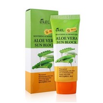 이켈 수딩 앤 모이스처 알로에베라 선블록 SPF50 PA 70ml, 단품
