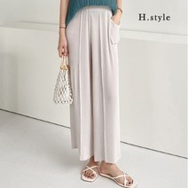H스타일 (PT)블루밍옆주머니9부통바지
