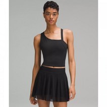 룰루레몬 에버럭스 애시메트리컬 테니스 탱크 상의 - 블랙 티셔츠 탱크탑 324830