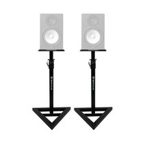 2 Rockville Adjustable 스튜디오 모니터 스피커 Stands For 제네릭 M030AM 모니터s
