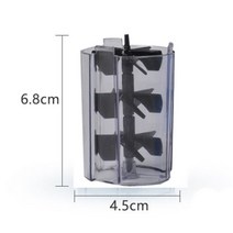 물고기 의자 흡입 수집기 수족관 탱크 완전 자동 똥 의자 분리기 필터, Three impeller