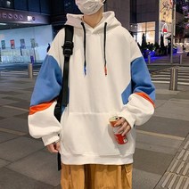 남성 오버핏 후드 티 집업 빅사이즈 맨투맨 hoodies sweatshirt mens black white hip hop punk pullover streetwear mens