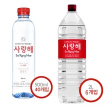 깊은바다 해양심층수 사랑해 경도300 500ml x 40개 2L x 6개