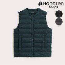 보리보리/행텐 주니어 남아 라운드넥 경량 패딩 조끼-PI8N071480249