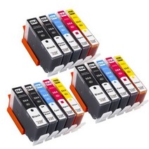 [해외] 5PK 564XL 호환 HP 564 XL B8550 C6380 B11 6510 4610 4620 3520 5510 5520 프린터, 3SET