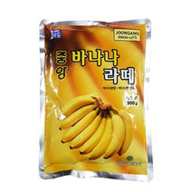 중앙 바나나라떼 900g X 12개(1박스) 자판기용 과일라떼 분말 차음료