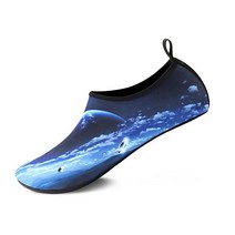 Super Shoppingzone 아동여성남성용 워터 슈즈 맨발 빠른 건조 아쿠아 양말 해변 야외 수영 요가 스포츠용 라운드 도트 1314 Women10.511 Men 가성비
