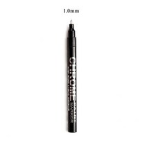 크롬도색 실버 마커 펜 DIY 피규어 도색 페인트 펜 미러 크롬 금속 펜, 1.0mm, 협력사