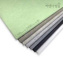 국산 아트보드 방염 1200x2400x9T원장 고밀도 흡음재 DIY 셀프 방음재 단열 마감재, 검정(방염), 1개