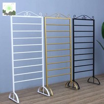 스카프 리본 행거 걸이 꽃집 소품 거치대 보관, 화이트 가로 45 높이 170, 세트 메뉴 1