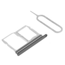 SIM 카드 트레이 슬롯 홀더 + 마이크로 SD 메모리 SIM 홀더 어댑터 LG G6 US997 V, 검은색