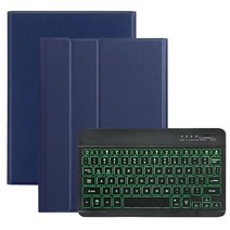 블루투스 키보드 갤럭시 탭 S7 11 인치 태블릿 SM-T870 블루투스 키보드와 SM-T875 커버에 대한 무선 키보드 스탠드 가죽 케이스, 06 Light keyboard case