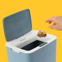 스마트휴지통 자동센서쓰레기통 사무실 대용량, 어반블루, 1개