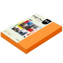 종이문화 프린트 프로 칼라복사지 No.27 오렌지 80g, B4, 345개