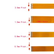 1Pcs FPC FFC 케이블 PCB 와이어 커넥터 0.7mm 피치 3 4 5 6 8 9 10 12 16 18 20 22 24 28 30 36 40 핀, [09] Length 200mm, [17] 36 마력, [01] 0.7mm Pitch