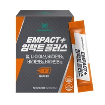 피로회복 영양제 매나테크 임팩트플러스 에너지음료 상큼한 맛 슬림스틱 개별포장