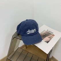 런닝맨 유재석 모자 야구 볼캡 영문 레터링 네이비 하하 652회