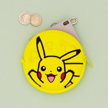 포켓몬스터 포켓몬 피카츄 원형 파우치 가방고리 12cm, 단품