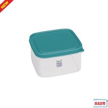 플라스틱밀폐용기 그린코퍼 정사각3호 155x75mm 1.3L 생분해성용기 투명용기 플라스틱밀폐용기 냉장고정리용기 반찬통 환경호로몬걱정없는 칸막이용기 칸칸이용기
