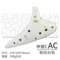 청오카리나 오카리나 가격 배우기Ocarina TNG 12 홀 알토 C 소프라노 F G, 알토 C 화이트