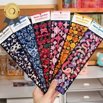 다이어리 꾸미는 스티커 알록달록 2p, 상품선택, 1키치스티커-하트