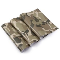 수전사필름 카본시트지 크롬도색 차량 랩핑 프로모션 자동차 스타일링 사막 카모 비닐 스쿠터 오토바이 접착 스티커 필름 패션 위장 포장, 사막 위장, 50cmx100cm