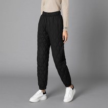 Makone 여성 면화 바지 패딩 누비 탄성