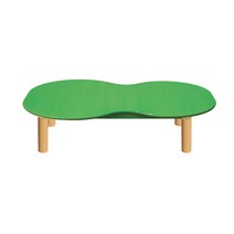 오뚝이책상(원목다리)(600mm)(1~3학년) H62-2 입식용 어린이집책상 돌봄교실책상 유치원책상 공부방책상, 연두(원목다리600mm)