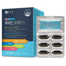 종근당 루테인 오메가3 파워 눈 영양제 건강 노안 비타민 안구건조증 황반변성 약 마리골드, 종근당 루테인 오메가3(30일분)