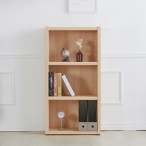 4가지 맞춤컬러 우드 5단 넓은 소품진열용 책장 600 / 공부방 튼튼한 오픈, 메이플, 본상품선택