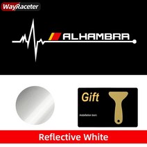 좌석용 반사 비닐 자동차 창 스티커 이비자 큐프라 아로나 Ateca 코르도바 엑세오 레온 미이 타라코 톨레, 14 Alhambra_02 2 Pieces