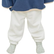 까꿍놀이터 리얼따숨팬츠 유아동 플리스 바지 유아 기모 팬츠 국내제작