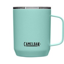 카멜백 CamelBak Horizon 355ml(12온스) 캠프 머그 - 단열 스테인리스 스틸 트라이모드 뚜껑 블랙, Coastal