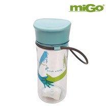 미고 키즈 트라이탄 물병, 블루, 350ml