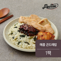 [천삼백케이] [맛있닭] 맛있닭 다이어트 한식도시락 매콤 곤드레밥 230g(1팩), 단품, 1팩, 230g