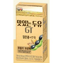남양유업 병문안 선물 맛있는 두유 GT 검은콩+17곡 190ml x 16개 (4박스) 부모님 어린이 청소년 수험생 단백질보충 센스, 17세트