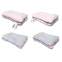 위wigna_코튼샤워 핑크(42X32cm)) 베개 침구류 가족 높이조절 맞춤 목베 기능성 편한배 수면베게 피그먼트게커버 세탁 먼트♥gnaw